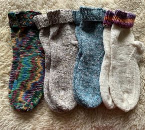 Handgestricke Socken